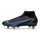 Nike Mercurial Superfly 8 Elite SG-Pro AC Nero Grigio Ferro