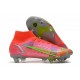 Nike Mercurial Superfly 8 Elite SG-Pro AC Cremisi Vivace Argento Metallico