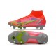 Nike Mercurial Superfly 8 Elite SG-Pro AC Cremisi Vivace Argento Metallico