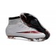 Scarpe da Calcio Nuovi Ronaldo Nike Mercurial Superfly FG Bianco Rosso