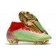 Nike Mercurial Superfly 8 Elite DF FG Verde Rosso Oro