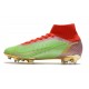 Nike Mercurial Superfly 8 Elite DF FG Verde Rosso Oro