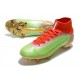 Nike Mercurial Superfly 8 Elite DF FG Verde Rosso Oro