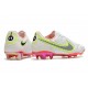 Scarpa da Calcio Nike Tiempo Legend 9 Elite FG Bianco Rosso Rosa