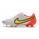 Scarpa da Calcio Nike Tiempo Legend 9 Elite FG Bianco Volt Cremisi Vivace