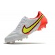 Scarpa da Calcio Nike Tiempo Legend 9 Elite FG Bianco Volt Cremisi Vivace