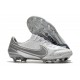 Scarpa da Calcio Nike Tiempo Legend 9 Elite FG Bianco Grigio