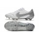 Scarpa da Calcio Nike Tiempo Legend 9 Elite FG Bianco Grigio