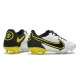 Scarpa da Calcio Nike Tiempo Legend 9 Elite FG Bianco Fumo Scuro Grigio Nero Giallo