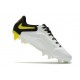 Scarpa da Calcio Nike Tiempo Legend 9 Elite FG Bianco Fumo Scuro Grigio Nero Giallo