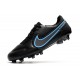 Scarpa da Calcio Nike Tiempo Legend 9 Elite FG Nero Grigio Ferro