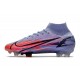 Nike Mercurial Superfly 8 Elite DF FG Mbappe Thistle Chiaro Argento Metallico