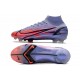 Nike Mercurial Superfly 8 Elite DF FG Mbappe Thistle Chiaro Argento Metallico