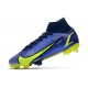 Nike Mercurial Superfly 8 Elite DF FG Zaffiro Volt Blu Void