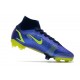 Nike Mercurial Superfly 8 Elite DF FG Zaffiro Volt Blu Void