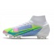 Nike Mercurial Superfly 8 Elite DF FG Bianco Blu