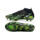 Nike Phantom GT Elite DF II FG Nero Metallic Platino Verde Strike