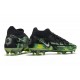 Nike Phantom GT Elite DF II FG Nero Metallic Platino Verde Strike