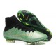 Scarpe da Calcio Nuovi Ronaldo Nike Mercurial Superfly FG Verde Oro Nero