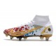 Nike Mercurial Superfly 8 Elite SG-Pro AC Bianco Rosso Oro Blu