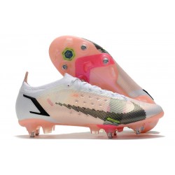 Nike Mercurial Vapor XIV Elite SG-Pro Bianco Nero Cremisi Vivace Rosa Blast