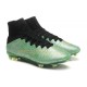 Scarpe da Calcio Nuovi Ronaldo Nike Mercurial Superfly FG Verde Oro Nero