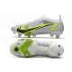 Nike Mercurial Vapor XIV Elite SG-Pro Bianco Nero Metallic Argento Volt