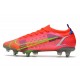 Nike Mercurial Vapor XIV Elite SG-Pro Cremisi Vivace Argento Metallico