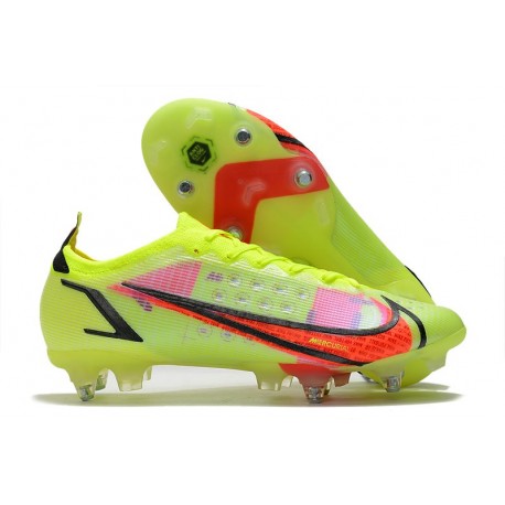 Nike Mercurial Vapor XIV Elite SG-Pro Volt Cremisi Vivace Nero