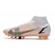 Nike Mercurial Superfly VIII Elite AG Bianco Nero Cremisi Vivace Rosa Blast