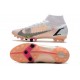 Nike Mercurial Superfly VIII Elite AG Bianco Nero Cremisi Vivace Rosa Blast