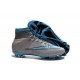 Scarpe da Calcio Nuovi Ronaldo Nike Mercurial Superfly FG Grigio Blu