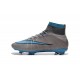 Scarpe da Calcio Nuovi Ronaldo Nike Mercurial Superfly FG Grigio Blu