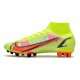 Nike Mercurial Superfly VIII Elite AG Volt Cremisi Vivace Nero