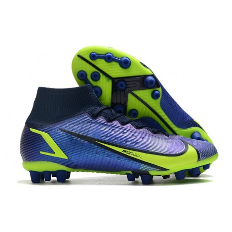 Nike Mercurial Superfly VIII Elite AG Zaffiro Volt Blu Void