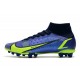 Nike Mercurial Superfly VIII Elite AG Zaffiro Volt Blu Void