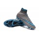 Scarpe da Calcio Nuovi Ronaldo Nike Mercurial Superfly FG Grigio Blu