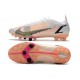 Nike Mercurial Vapor 14 Elite AG Pro Bianco Nero Cremisi Vivace Rosa