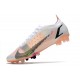 Nike Mercurial Vapor 14 Elite AG Pro Bianco Nero Cremisi Vivace Rosa