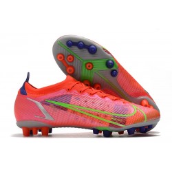 Nike Mercurial Vapor 14 Elite AG Pro Cremisi Vivace Argento Metallico