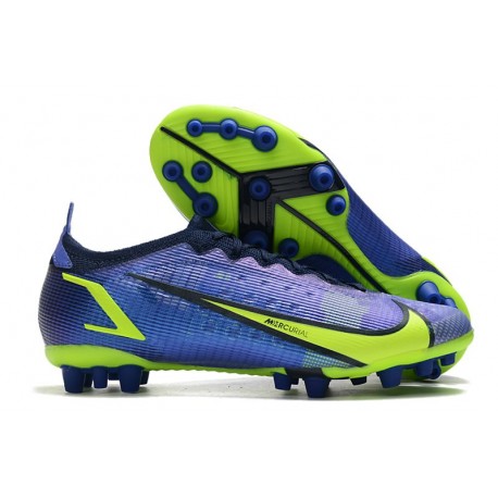 Nike Mercurial Vapor 14 Elite AG Pro Zaffiro Volt Blu Void