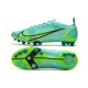 Nike Mercurial Vapor 14 Elite AG Pro Turchese Dinamico Lime Glow