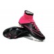 Scarpe da Calcio Nuovi Ronaldo Nike Mercurial Superfly FG Pelle Nero Rosa