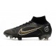 Nike Mercurial Superfly VIII Elite FG Nero Oro Argento Metallico