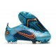 Nike Mercurial Vapor 14 Elite FG Blu Cloro Arancione Laser Marina