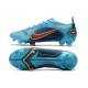 Nike Mercurial Vapor 14 Elite FG Blu Cloro Arancione Laser Marina