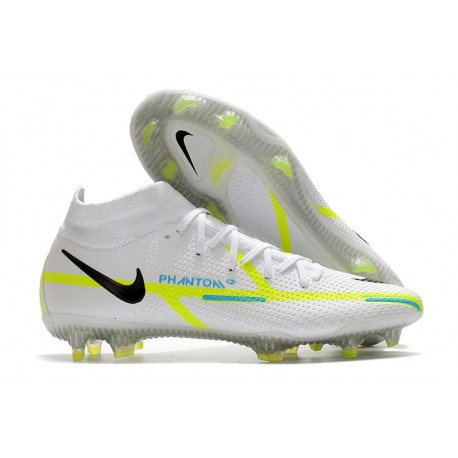 Nike Phantom GT Elite DF II FG Bianco Calcio Blu Marina Scuro