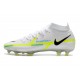 Nike Phantom GT Elite DF II FG Bianco Calcio Blu Marina Scuro