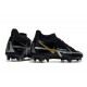 Nike Phantom GT Elite DF II FG Nero Metallic Grigio Scuro Oro Metallico