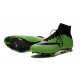 Scarpe da Calcio Nuovi Ronaldo Nike Mercurial Superfly FG Verde Nero